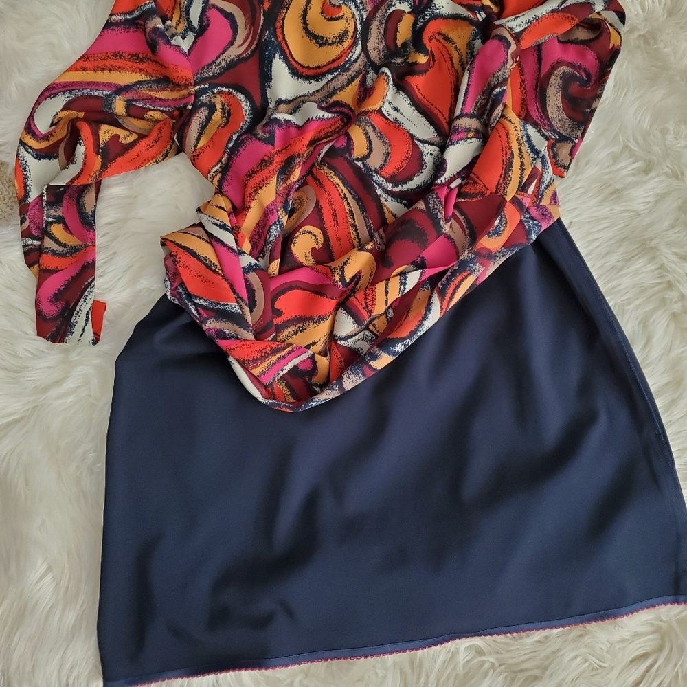 Maeve by Anthropologie Flavian Swirl Shift Dress Size S - Picture 4 of 8